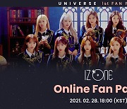 Universe to host first 'Online Fan Party' with girl group IZ*ONE