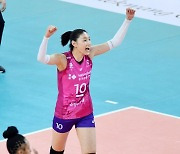 [ST포토] 김연경, '주먹을 불끈'