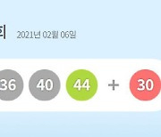 949회 로또 1등 '14, 21, 35, 36, 40, 44'..보너스 '30'