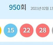 950회 로또 1등 당첨번호 '3·4·15·22·28·40'..보너스 번호 '10'