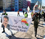 GERMANY PROTEST KURDISH PEOPLE OCALAN