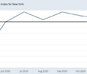 뉴욕 제조업지수 5개월만 반등..최악 국면 벗어나나