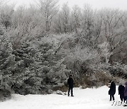 대설주의보 발효된 제주 산지