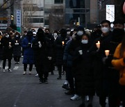 경찰, '집합금지 완화' 헬스장 촛불집회 집시법 위반 내사