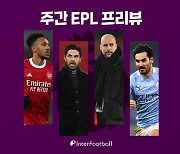 [주간 EPL 프리뷰] 'KDB까지 복귀' 펩의 맨시티, 아스널 넘으면 '독주'다