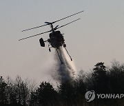 산불 진화하는 산림청 헬기