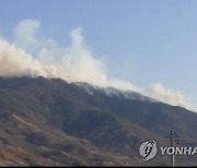 경남 하동 산불 안 꺼져 주민 대피.."완진까지 시간 걸릴 듯"