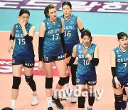 [MD포토] GS칼텍스 '1세트가 아쉽네'