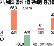 경차·중형 대신 대형·SUV..차종간 '판매 양극화' 심화