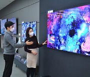 OTT 열풍에 75형 TV 장만..전자랜드, 판매량 206%↑