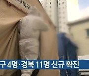 대구 4명·경북 11명 신규 확진