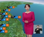 [뉴스9 날씨] "추위는 내일 아침까지"..한낮 서울 9도·대구 12도
