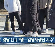 경남 신규 7명..'감염재생산 지수' 1.02