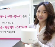 LG유플러스 '기가 와이파이6 공유기' 출시.."연결 용량 4배 확대"