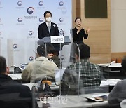 <포토> 학교운동부 폭력 근절 방안 발표하는 황희 장관