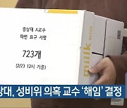 경상대, 성비위 의혹 교수 '해임' 결정