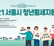 서울시, 청년월세 5천명 지원..내달 3∼12일 접수