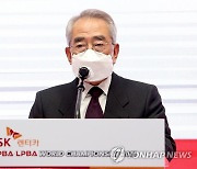 개막 선언하는 김영수 PBA 총재
