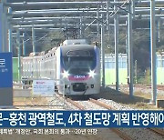 "용문-홍천 광역철도, 4차 철도망 계획 반영해야"