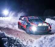 진격의 현대차, 2021 WRC '북극 랠리' 더블 포디움.. 토요타에 11점 차 추격