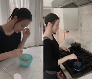 '권상우♥' 손태영, 대저택 마님의 소소한 일상 "부추전, 젤리 만들기"