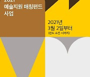 한국메세나협회 '2021 예술지원 매칭펀드' 2일부터 접수