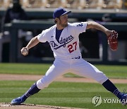 바워, 다저스서 첫 MLB 시범경기 출격..2이닝 무실점