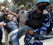 INDIA FUEL PRICE HIKE PROTEST