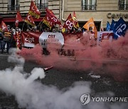 FRANCE VEOLIA SUEZ WORKERS PROTEST