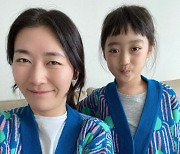 김미려, 인형같이 예쁜 딸과 커플룩 입고 행복 "봄과 잘 어울려"