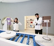 SKT, V컬러링 영상 촬영하는 'V스튜디오' 개관