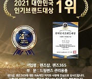 렌즈샵, 렌즈365 '2021 한국인기브랜드대상' 수상