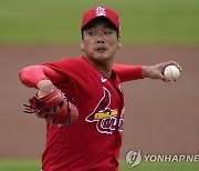 '1경기 2번 등판' 김광현, 올해 첫 시범경기 ⅔이닝 4실점 3자책