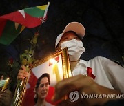 Thailand Myanmar Protest