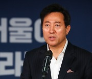 오세훈 "박영선, 野단일후보 버겁나..원조친문의 내로남불"