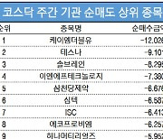 코스닥 주간 기관 순매도 1위 '케이엠더블유'