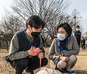 서울숲 찾아 시민들 만나는 박영선