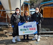 김태환 농협 축산경제대표, 강원 폭설피해 농가 위로방문