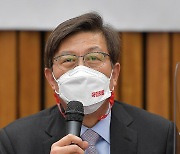 [포토]'발언하는 박형준 부산시장 후보'