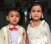 "전생에 연인이었다"..5살 쌍둥이 남매 결혼시킨 태국 부모