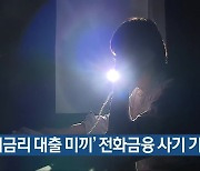 '저금리 대출 미끼' 전화금융 사기 기승