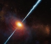 약 130억 광년 밖 초기 우주서 제트 내뿜는 퀘이사 관측