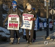 Virus Outbreak Nurses Strike