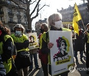 FRANCE IRAN INTERNATIONAL WOMENS DAY