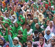 INDIA WOMEN PROTEST IN SUPPORT OF FARMERS