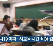 부산, 코로나19 여파..사교육 시간·비용 감소