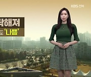 [날씨] 전북 내일 초미세먼지 '나쁨'.."KF 마스크 착용하세요!"
