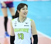 '김연경 백어택 단독 블로킹' 정지윤 "손 모양에 신경 썼죠"