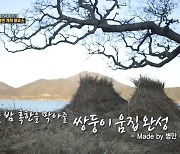 김병만X송훈,불 안피우고 야외 취침? 대나무+갈대로 움집 완성 '정법'