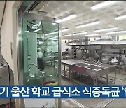 신학기 울산 학교 급식소 식중독균 '안전'